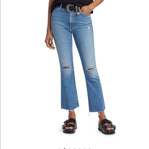 NWT Mother Hustler Ankle Fray Jeans